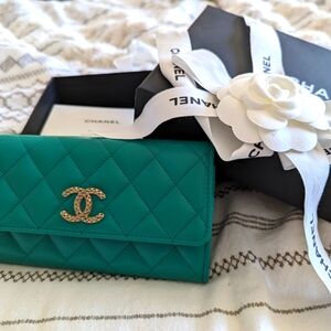 Chanel Caviar Quilted Wallet